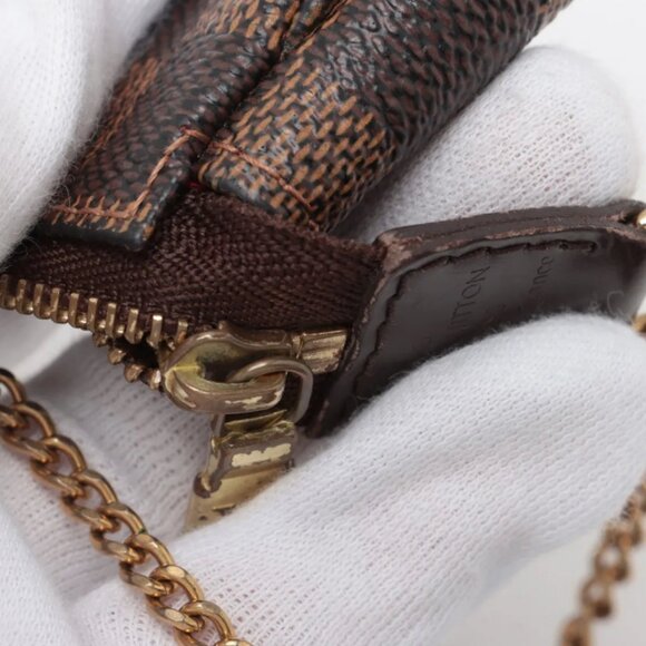 Louis Vuitton Damier Ebene T & B Mini Pochette Accessoires - Picture 8 of 9